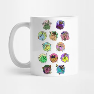 Cartoon Octopus Dungeons and Dragons Class Pattern Mug